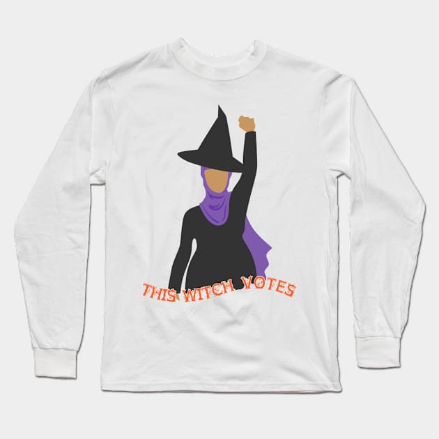 This Witch Votes-Hijab Long Sleeve T-Shirt by WitchesVote